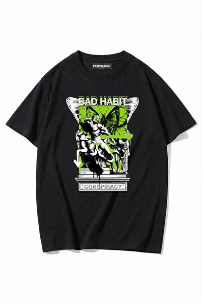 PERISENSE Unisex Γυναικεία/Ανδρικά με τύπωμα 100% Βαμβάκι Premium Χτενισμένα ...