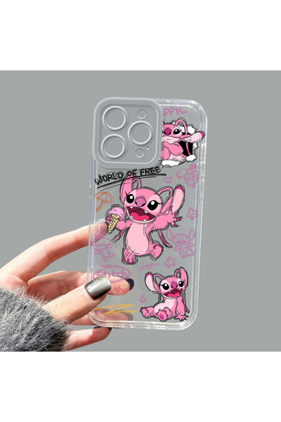 ucuc حافظة من السيليكون الشفاف متوافقة مع هاتف iPhone 15 Pro Max، مزودة بطباع...