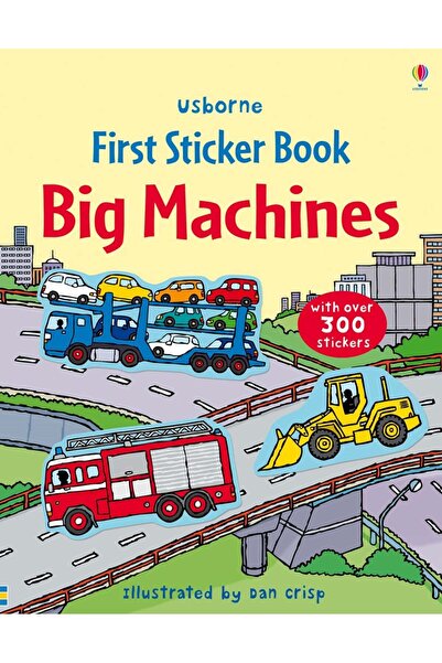 Usborne Big machines sticker book (contains 3 books)