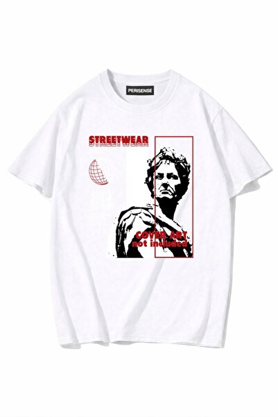 PERISENSE Unisex Γυναικεία/Ανδρικά με τύπωμα 100% Βαμβάκι Premium Χτενισμένα ...