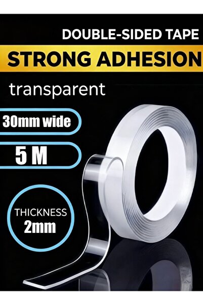 Generic Nano Double Sided Tape Heavy Duty Removable Clear Mounting Tape Multi...