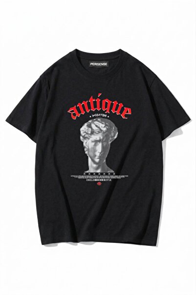 PERISENSE Unisex Γυναικεία/Ανδρικά με τύπωμα 100% Βαμβάκι Premium Χτενισμένα ...