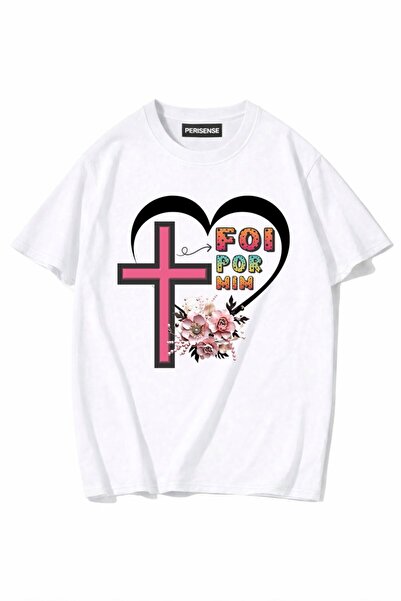 PERISENSE Unisex Γυναικεία/Ανδρικά με τύπωμα 100% Βαμβάκι Premium Χτενισμένα ...