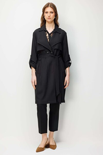 Ekol Beli Kuşaklı Apoletli Trenç