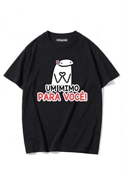 PERISENSE Unisex Γυναικεία/Ανδρικά με τύπωμα 100% Βαμβάκι Premium Χτενισμένα ...