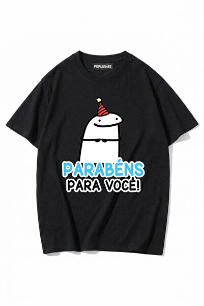 PERISENSE Unisex Γυναικεία/Ανδρικά με τύπωμα 100% Βαμβάκι Premium Χτενισμένα ...