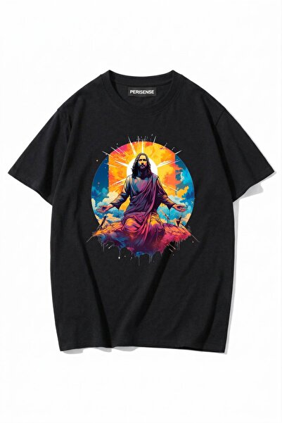 PERISENSE Unisex Γυναικεία/Ανδρικά με τύπωμα 100% Βαμβάκι Premium Χτενισμένα ...