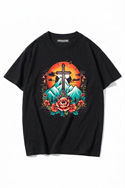 PERISENSE Unisex Γυναικεία/Ανδρικά με τύπωμα 100% Βαμβάκι Premium Χτενισμένα ...