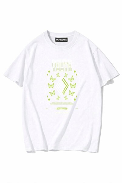 PERISENSE Unisex Γυναικεία/Ανδρικά με τύπωμα 100% Βαμβάκι Premium Χτενισμένα ...