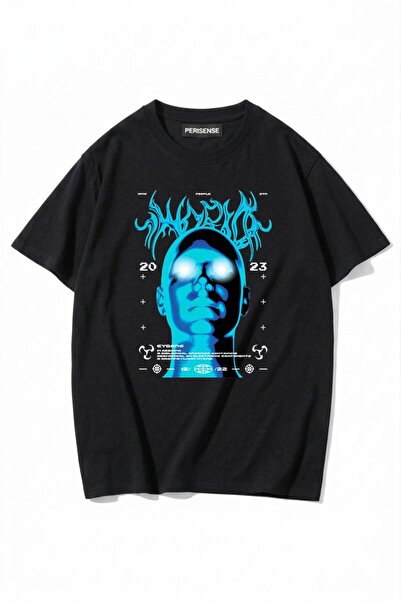 PERISENSE Unisex Γυναικεία/Ανδρικά με τύπωμα 100% Βαμβάκι Premium Χτενισμένα ...