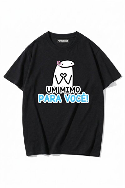 PERISENSE Unisex Γυναικεία/Ανδρικά με τύπωμα 100% Βαμβάκι Premium Χτενισμένα ...