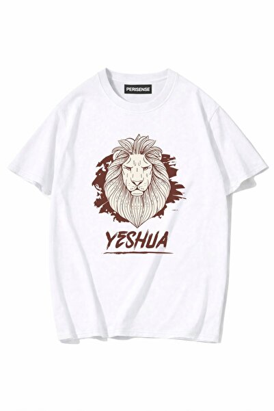 PERISENSE تي شيرت للجنسين للنساء/الرجال مطبوع 100% قطن ممشط فاخر مقاس كبير قطن