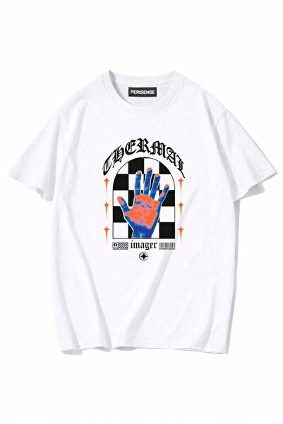 PERISENSE Unisex Γυναικεία/Ανδρικά με τύπωμα 100% Βαμβάκι Premium Χτενισμένα ...