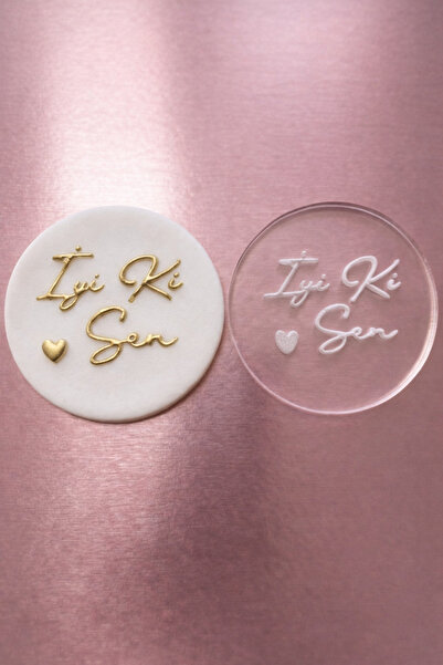 Ege Concept Life Good That You Have a Writing Sugar Paste Printing Mold - Pro...