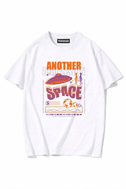 PERISENSE تي شيرت للجنسين للنساء/الرجال مطبوع 100% قطن ممشط فاخر مقاس كبير قطن