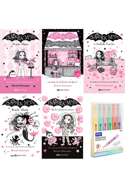 Epsilon Yayınevi Isadora Moon - Hemşire Oluyor + Peri Ayazı + Yeni Kız + Deni...