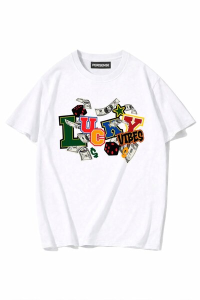 PERISENSE Unisex Γυναικεία/Ανδρικά με τύπωμα 100% Βαμβάκι Premium Χτενισμένα ...