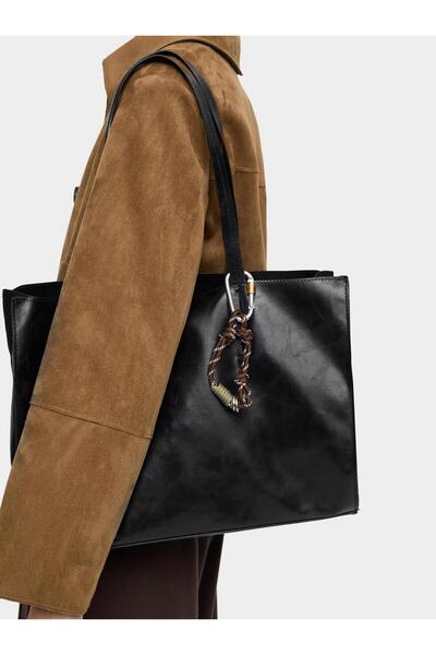 PARFOIS Kadın Charm'lı Shopper Çanta