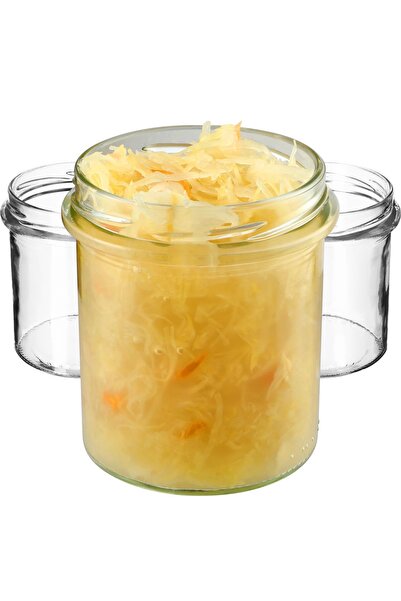 KADAX 10 buc. Borcane 350 ml pentru conserve, miere, gem, sticlă Fi 82