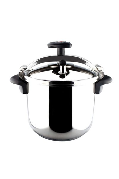 MAGEFESA Stainless Steel Pressure Cooker, 24 cm, 8L
