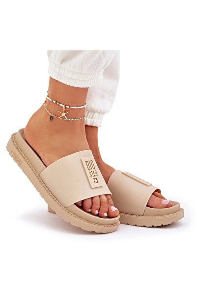 Big Star Shoes Papuci de damă Big Star LL274A210 Bej 41