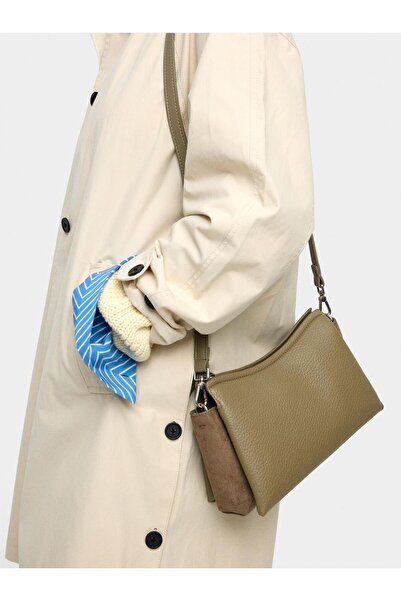 PARFOIS Kadın Deri Efektli Omuz Çantası