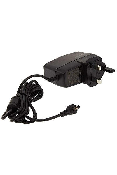 Casio 3 Pin Power Supply AC Adaptor, Black, ADE95100