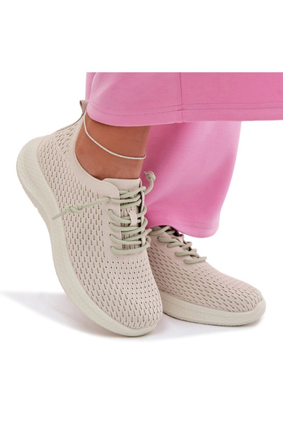 Evento Material Pantofi sport pentru femei bej Carmivelle 39