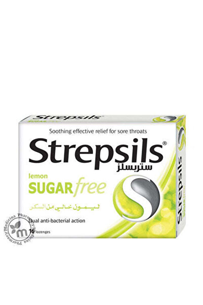 STREPSİLS LEMON SF LOZENGES 16S