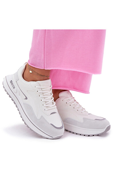 Big Star Shoes Women's Sneakers Big Star RR274A213 HI-POLY SYSTEM White 40