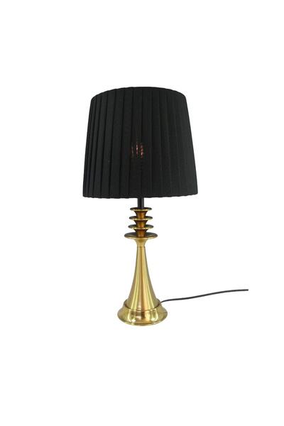 Maple Leaf Home 54 cm Metal Table Lamp, Black