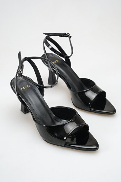 meyra'nın ayakkabıları Γυναικεία μυτερά παπούτσια Με δέσιμο στον αστράγαλο Πα...