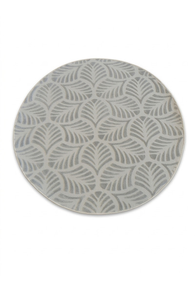 FOREVERALDORA Rotund Gri covor pentru baie – pluș Soft texturat Lux Pufy covo...