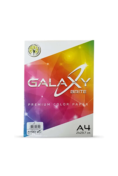 Galaxy ورق ملون A4 بوزن 80 جرامًا للمتر المربع، 250 ورقة
