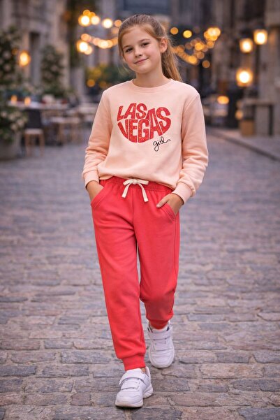 GMG Baby Girl's Sweatshirt-High Waist Sweatpants Set