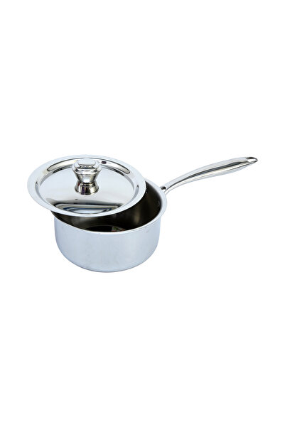 Chefline 16 cm Tri-Ply Stainless Steel Sauce Pan with Lid