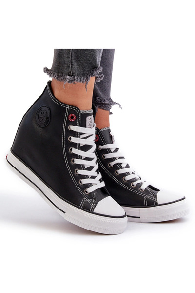 CROSS JEANS Sneakerși cu platformă pentru femei NN2R4005 Negru 39