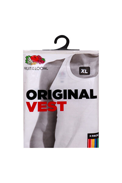 Fruit of the loom Men's Vest, XL, 3 pcs