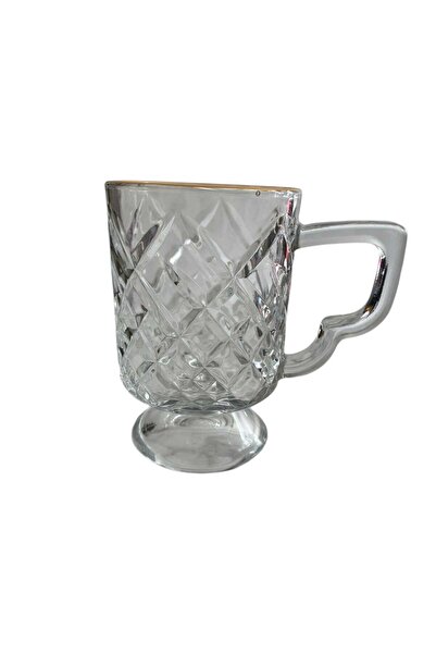 Glass In Love Set of 2 Footed Mugs