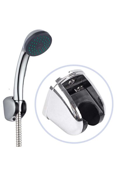 Practika 5 Cm Shower Head Holder Adjustable Plastic Wall Mount Universal