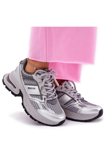 Big Star Shoes Sneakerși pentru femei Big Star RR274A193 Gri 37