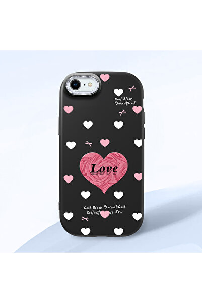 Hontinga حافظة هاتف من السيليكون الناعم باللون الأسود متوافقة مع كاميرا آيفون...