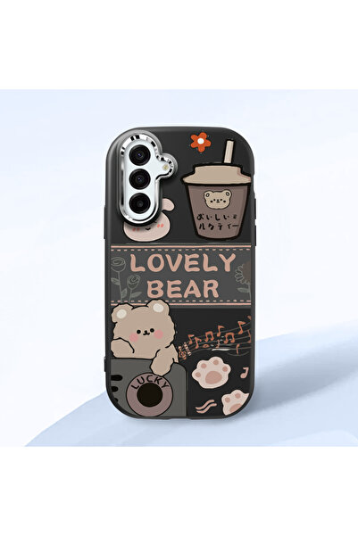 Hontinga حافظة هاتف سامسونج جالاكسي A17 متوافقة مع الكاميرا، مصنوعة من السيلي...