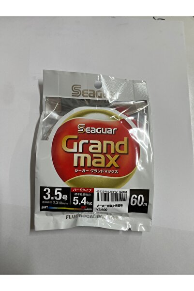 seaguar Grandmax Hard 100/100 0.31MM Flora Carbon Misina 60 Mt
