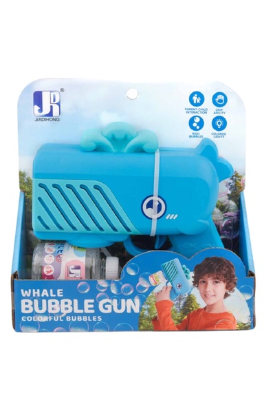JIADIHONG Πιστόλι σαπουνόφουσκας Μπλε Φάλαινα