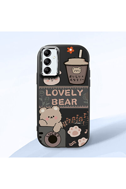 Hontinga حافظة هاتف سامسونج جالاكسي A14 متوافقة مع الكاميرا، مصنوعة من السيلي...