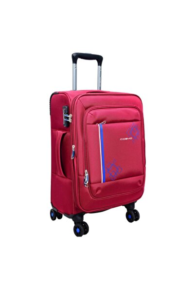 Cosmo Opel 4 Wheel Soft Trolley, 50 cm, Burgundy