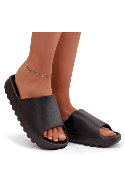 BOTO Sandale cu platformă pentru femei, negre, Olyria 38