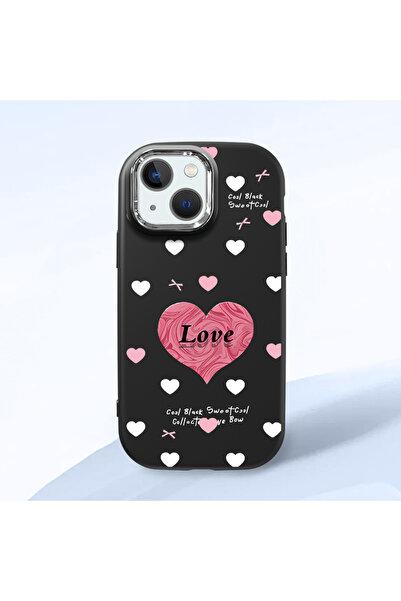 Hontinga حافظة هاتف من السيليكون الناعم باللون الأسود متوافقة مع هاتف iPhone ...