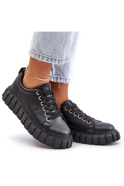 Big Star Shoes Sneakerși calde pentru femei Big Star MM274618 Negru 40